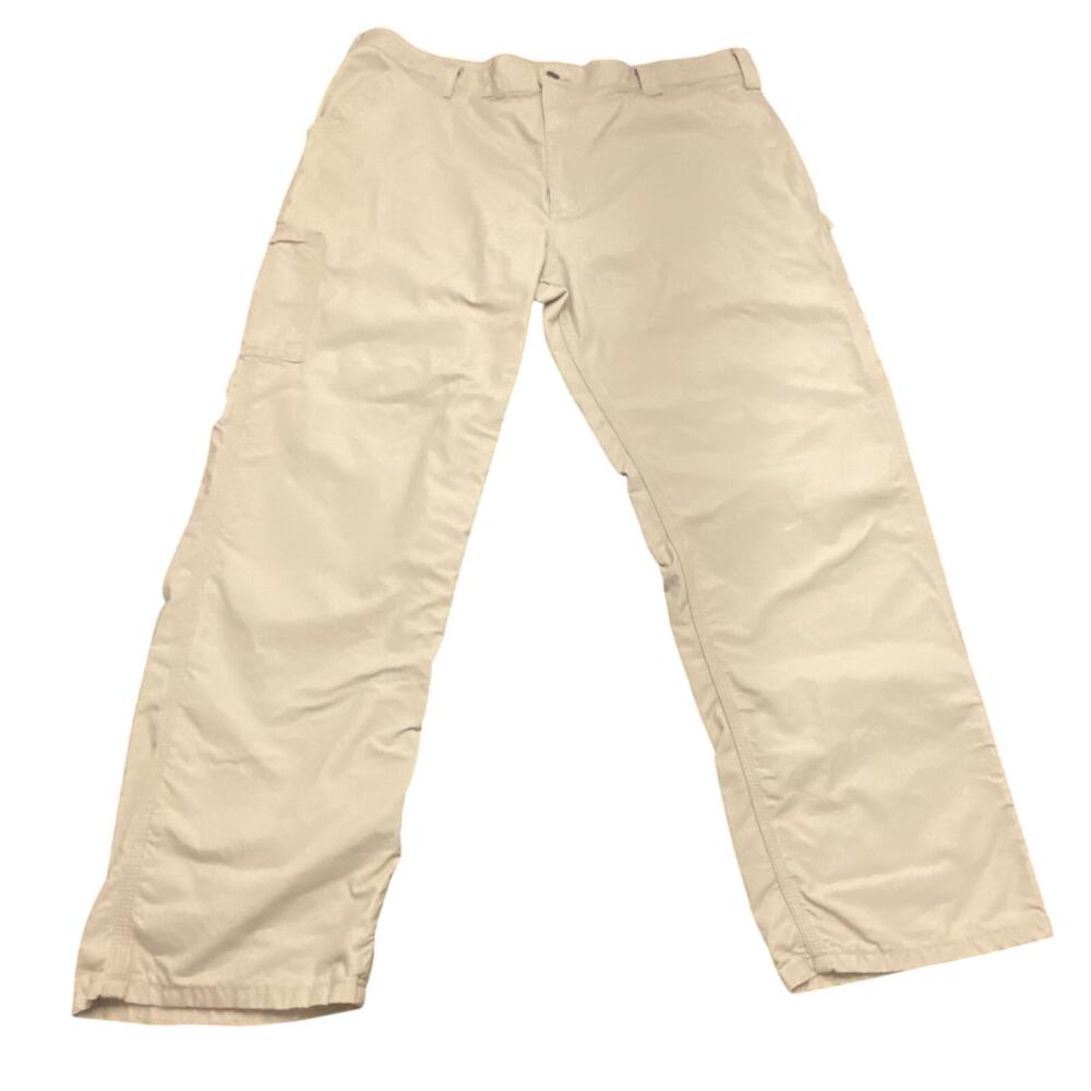 Carhartt B151 Tan Cargo Pants 40x32 Loose Fit Hammer Loop Workwear Utility Gorp